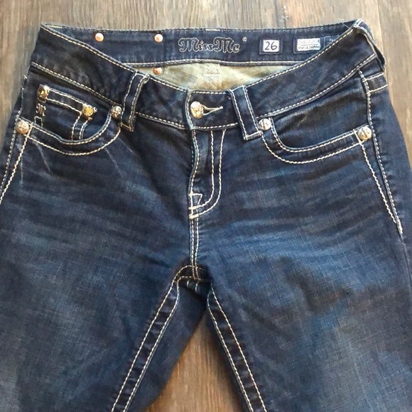 Women’s Miss Me Ankle Skinny Jeans Sz 26 - Picture 4 of 7